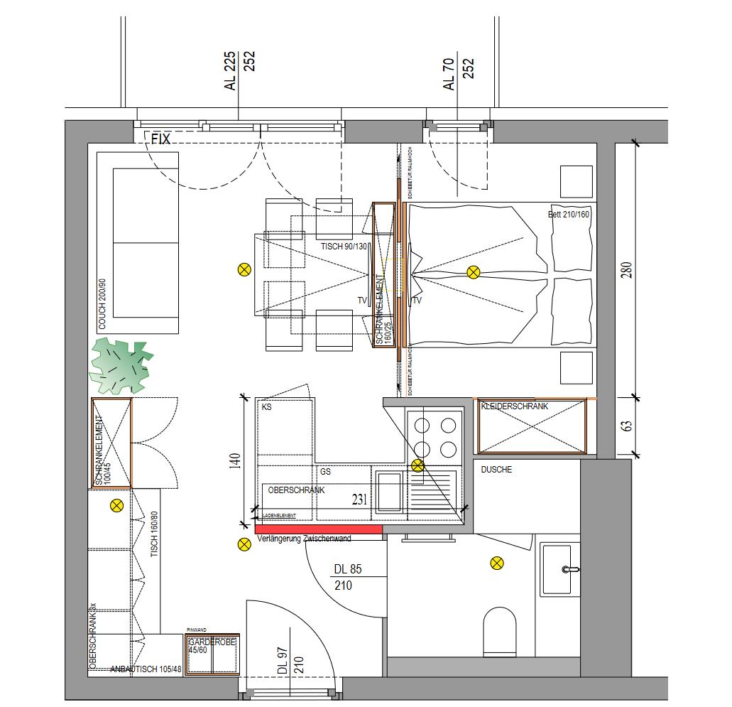 Abbildung Grundriss Am grünen Prater