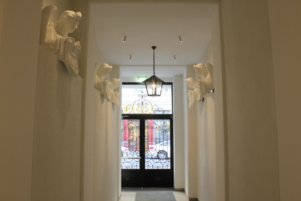 Übergangswohnung Apollogasse: Eingang