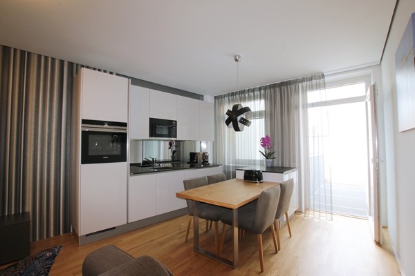 Übergangswohnung Terrassen-Wohnung Penzing: Terrassenausgang